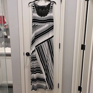 Black and White Maxi Dress